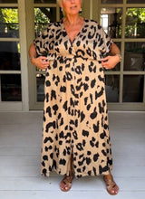 Load image into Gallery viewer, Wild Leopard Print Maxi Dress
