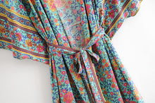 Load image into Gallery viewer, Boho Loose Print Kimono Cover up
